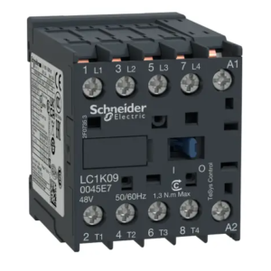 Contacteur série TeSyS K 4P Schneider Electric, 4 pôles, 1.3 W, 4 NO, 20 A 48V c.a. Contrôle moteur, 48V c.a.
