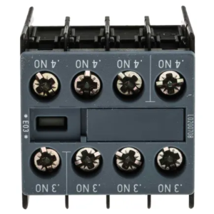 Contact auxiliaire Siemens Vis 4 NO 4 contacts 10 A Montage par enfichage 690V c.a. SIRIUS