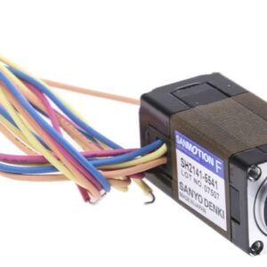 Moteur pas -à-pas SH21 Bipolaire Sanyo Denki 6.5mNm 24V 1.8 ° 14 x 14 mm, dia.de l'arbre 4 mm