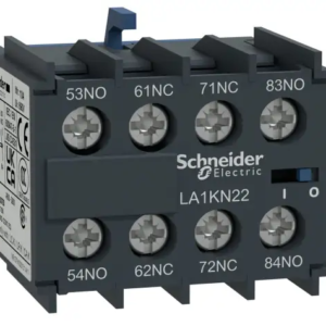 Contact auxiliaire Schneider Electric Vis 4 NO 4 contacts 10 A Montage avant 600V c.a. LA1K