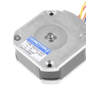 Moteur pas -à-pas SS24 Bipolaire Sanyo Denki 18.6mNm 24V 1.8 ° 42 x 42 mm, dia.de l'arbre 5 mm