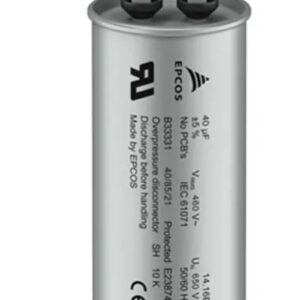Condensateur polypropylène B33331V TDK 6 μF 460V c.a. 460 V c.c. Borne à vis 2