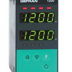 Régulateur de température PID Gefran 1200 Panneau On-Off, 2 sorties 2 entrées, Relais 240V c.a.