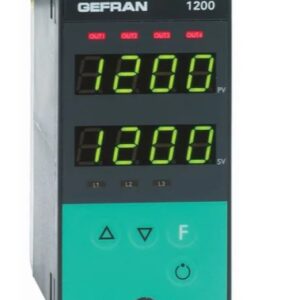 Régulateur de température Gefran 1200 Borne à vis On-Off, P, PD, PID, 4 sorties 4 entrées, Analogique, Logique, Relais