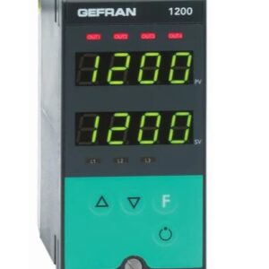 Régulateur de température Gefran 1200 Panneau PID, 4 sorties 2 entrées, Logique, Sortie relais 240V c.a. / V c.c.