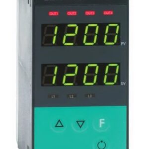 Régulateur de température Gefran 1200 Borne à vis On-Off, P, PD, PID, 4 sorties 4 entrées, Logique, Relais 27V c.a. / V