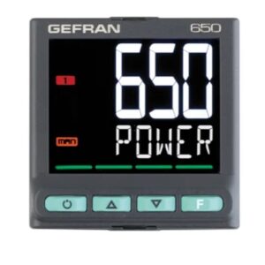 Régulateur de température PID Gefran 650 Series DIN On-Off, Analogique/numérique 240V c.a.