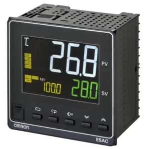 Régulateur de température PID Omron E5AC Panneau Contrôleur PID, 4 sorties 4 entrées, Relais 240V c.a.