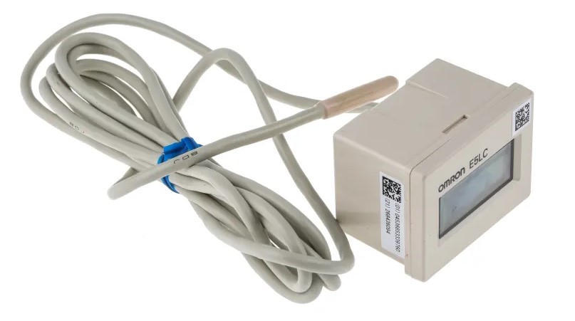 Thermomètre numérique Omron E5LC Panneau On-Off 100V c.a., 240 V c.a.