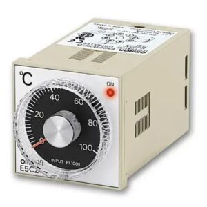 Contrôleur Omron E5C2 Rail DIN, Panneau On-Off, 1 sorties 1 entrées, Relais 240V c.a.