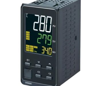 Régulateur de température PID Omron E5EC Panneau On-Off, 1 sorties 1 entrées, Relais statique 240V c.a. / V c.c.