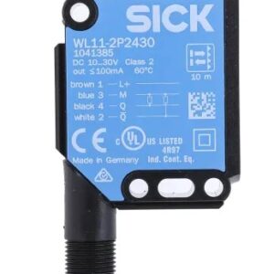 Capteur photoélectrique SICK Rétro-réflectif LED, Rectangulaire M12 à 4 broches PnP Non