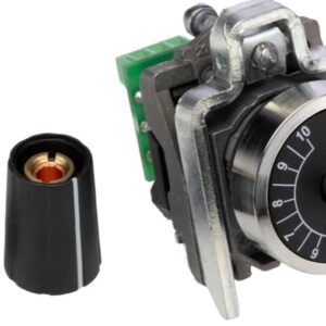 Potentiomètre 1 Cermet Rotatif Schneider Electric, Ø axe 6 mm, Panneau, 10 kΩ max 10 % 1 W Linéaire