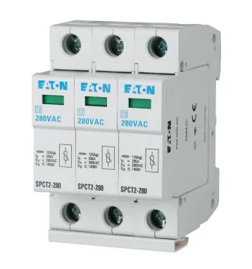 Parafoudre Eaton, 3 phases, 40 kA, 1.4 kV xPole - SPCT2 Rail DIN