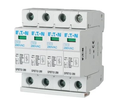 Parafoudre Eaton, 3 phases, 12.5 kA, 1.5 kV xPole - SPBT12 Rail DIN