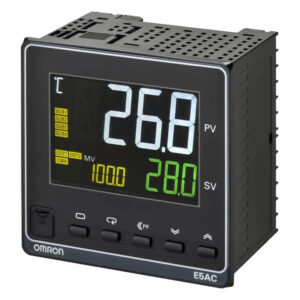 Régulateur de température PID Omron E5AC Panneau On-Off, 4 sorties 2 entrées, Linéaire 240V c.a.