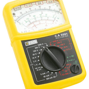 Multimètre CA 5001 Chauvin Arnoux Portable, 1 kV ac 1 kV c.c.