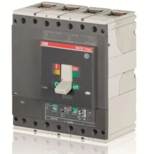 Disjoncteur à boîtier moulé SACE Tmax T T5N ABB 4 pôles, 400A, pouvoir de coupure 20 kA Fixe