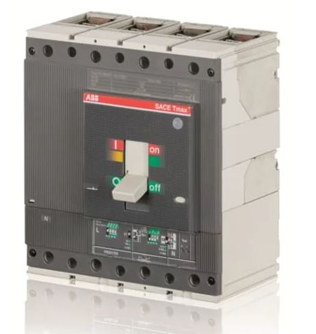 Disjoncteur à boîtier moulé SACE Tmax T T5N ABB 4 pôles, 400A, pouvoir de coupure 20 kA Fixe