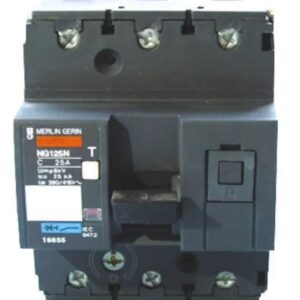 Disjoncteur miniature MG NG, 63A Schneider Electric 4 pôles Type C 375 V c.c., pouvoir de coupure 20 kA