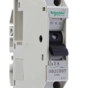 Disjoncteur thermique Schneider Electric, 2A, 1 pôles TeSyS GB2 TeSys Rail DIN
