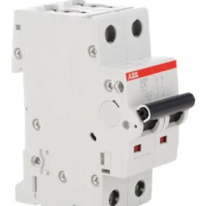 Disjoncteur miniature System Pro M Compact S200, 6A ABB 2 pôles Type C 400V c.a., pouvoir de coupure 6 kA