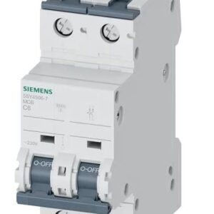 Disjoncteur miniature SENTRON 5SY4, 6A Siemens 1 pôles Type C 230V c.a. 60 V, pouvoir de coupure 10 kA