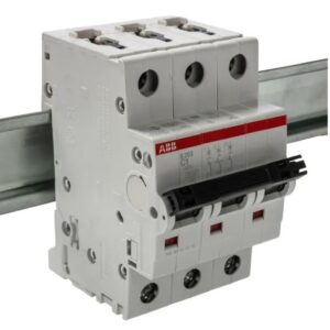 Disjoncteur miniature System Pro M Compact S200, 1A ABB 3 pôles Type C 400V c.a., pouvoir de coupure 6 kA