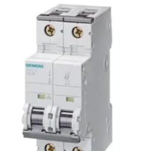 Disjoncteur miniature SENTRON 5SY7, 16A Siemens 2 pôles Type C 400V c.a. 72 V c.c., pouvoir de coupure 5 kA