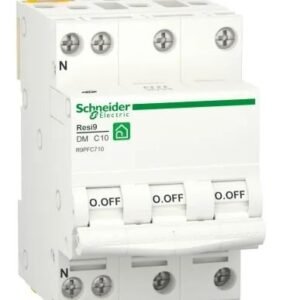 Disjoncteur miniature Resi9 Resi9, 10A Schneider Electric 3 pôles Courbe C 400V c.a., pouvoir de coupure 3000 A