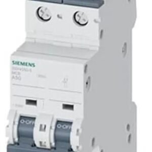 Disjoncteur miniature SENTRON 5SY4, 50A Siemens 4 pôles Type A 230V c.a. 60 V c.c., pouvoir de coupure 10 kA