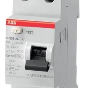 Interrupteur Différentiel ABB, 2 pôles, Type c.a., 63A a.c., 30 mA FH200 CE