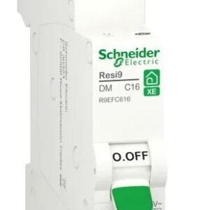 Disjoncteur miniature Resi9 Resi9, 10A Schneider Electric 1P+N pôles Courbe C 230V c.a., pouvoir de coupure 3000 A