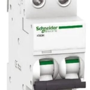 Disjoncteur miniature Acti9 IC60N, 63A Schneider Electric 2 pôles Type C 100V, 12 V, 130 V, 220 V, 240 V, 380 V, 400 V,