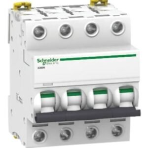 Disjoncteur miniature Acti9 IC60N, 25A Schneider Electric 4 pôles Type C 100V, 12 V, 130 V, 220 V, 240 V, 380 V, 400 V,