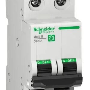 Disjoncteur miniature Multi9 Multi9, 5A Schneider Electric 2 pôles Type D 125 V c.c., pouvoir de coupure 14 kA