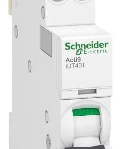 Disjoncteur miniature Acti9 Acti9 iDT40T, 10A Schneider Electric 1 pôles Type C, pouvoir de coupure 4.5 kA