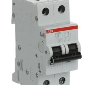 Disjoncteur miniature System Pro M Compact S200M, 13A ABB 2 pôles Type C 440V c.a. 125 V c.c., pouvoir de coupure 10 kA