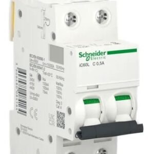 Disjoncteur miniature Acti9 iC60L, 0.5A Schneider Electric 2 pôles Type C 415V c.a. 125 V c.c., pouvoir de coupure 15 kA