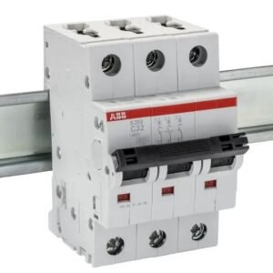 Disjoncteur miniature System Pro M Compact S200, 32A ABB 3 pôles Type C 400V c.a., pouvoir de coupure 10 kA