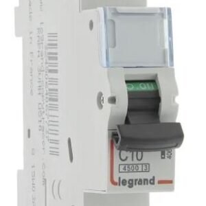 Disjoncteur miniature DX DNX3, 10A Legrand 1 pôles Type C 250V c.a. 12 V c.c., pouvoir de coupure 50 kA