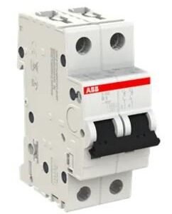 Disjoncteur miniature System Pro M Compact S200, 6A ABB 2 pôles Type B 400V c.a., pouvoir de coupure 6 kA