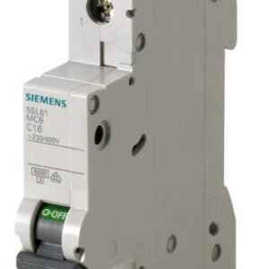 Disjoncteur miniature SENTRON 5SL, 4A Siemens 1 pôles Type B 400V c.a. 72 V c.c., pouvoir de coupure 6 kA