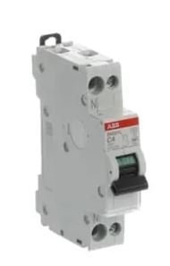 Disjoncteur miniature SN201 SN201, 4A ABB 1 pôles Type C 230V c.a., pouvoir de coupure 4.5 kA