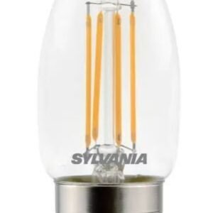 Ampoule LED Sylvania, 4.5 W, 380 lm Dimmable B22 (40 W), format Flamme, Blanc, 2700k ToLEDo Retro Candle