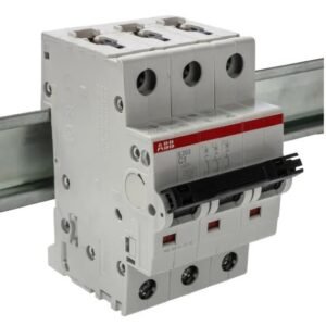 Disjoncteur miniature System Pro M Compact S200, 1A ABB 3 pôles Type C 400V c.a., pouvoir de coupure 6 kA