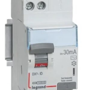 Interrupteur Différentiel Legrand, 1 pôles, Type A, 40A, 30 mA DX DX3 IEC 61008-1, IEC 60947-2, VDE, IEC 61009-1, IEC