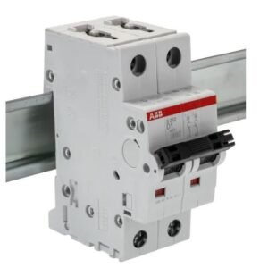 Disjoncteur miniature System Pro M Compact S200, 1A ABB 2 pôles Type D 400V c.a. 125 V c.c., pouvoir de coupure 6 kA