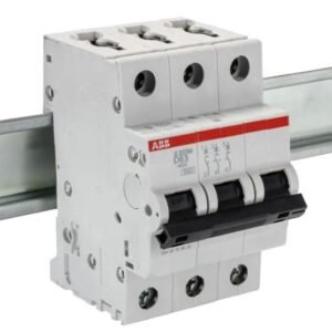 Disjoncteur miniature System Pro M Compact S200M, 63A ABB 3 pôles Type D 400V c.a. 12 V c.c., pouvoir de coupure 15 kA