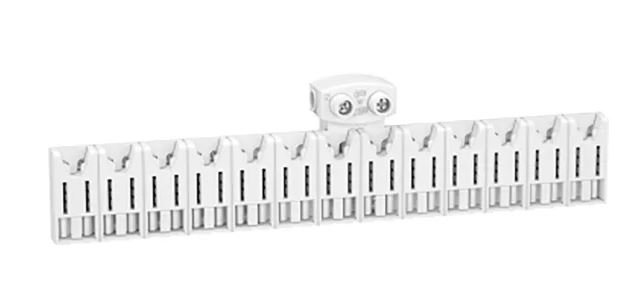 Barre omnibus Schneider Electric 1 Phase, 230 V ac, pas de 9 mm Resi9 Resi9 XE